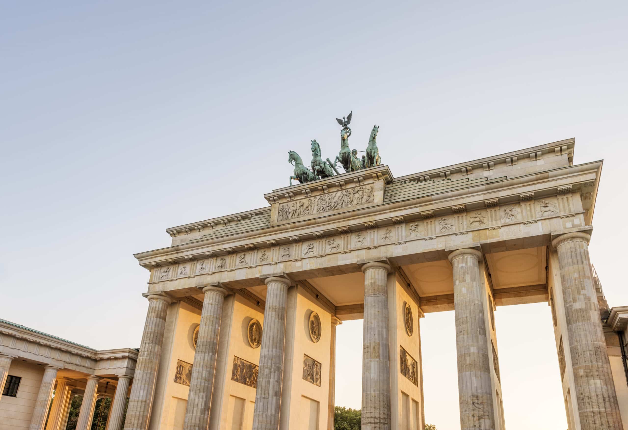 Berlin-Sehenswürdigkeiten, hier das Brandenburger Tor.
